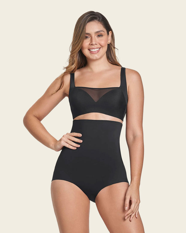 Extra high-waisted moderate shaper panty
