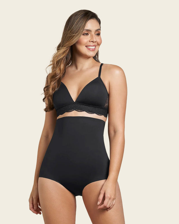 Extra high-waisted moderate shaper panty