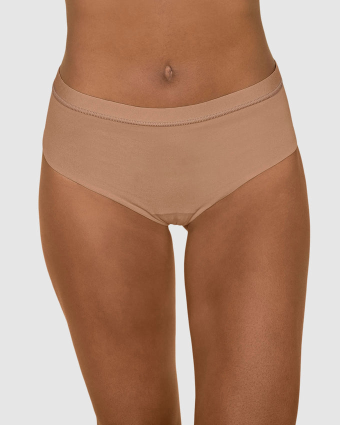Panty flex one-size-fits-all invisible cheeky panty#color_852-coffee