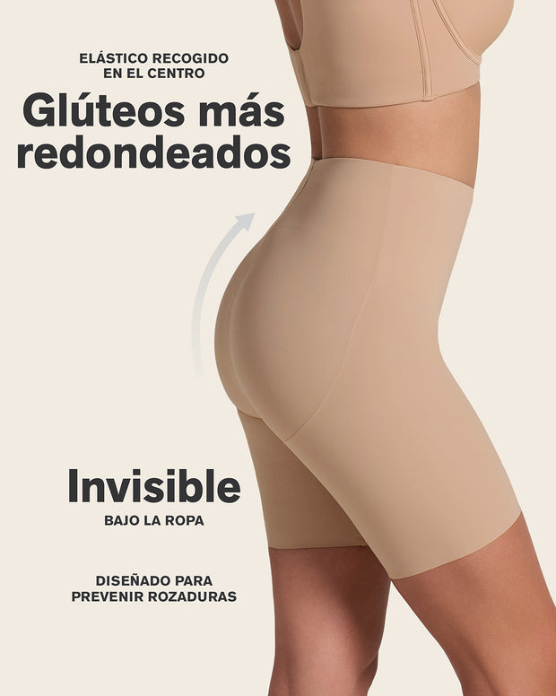 Midrise Anti Chafing Butt Lifter Shaper Short