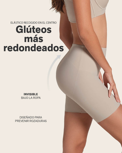 Midrise Anti Chafing Butt Lifter Shaper Short#color_802-nude