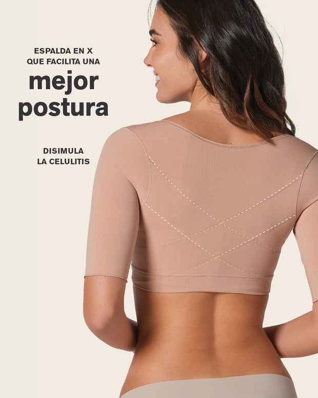 Invisible upper arm shaper vest