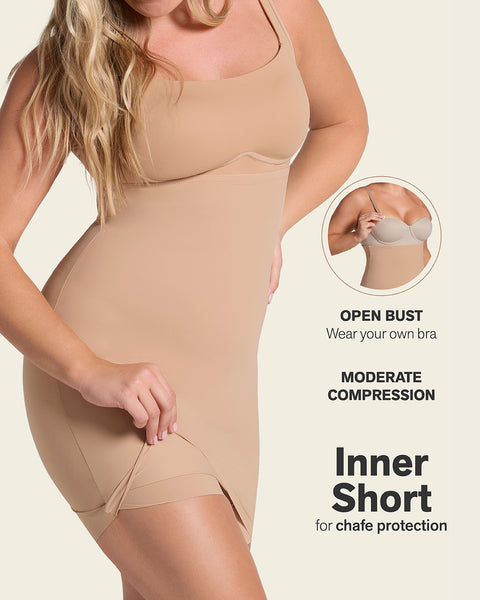 Undetectable shaping skort slip#color_802-nude