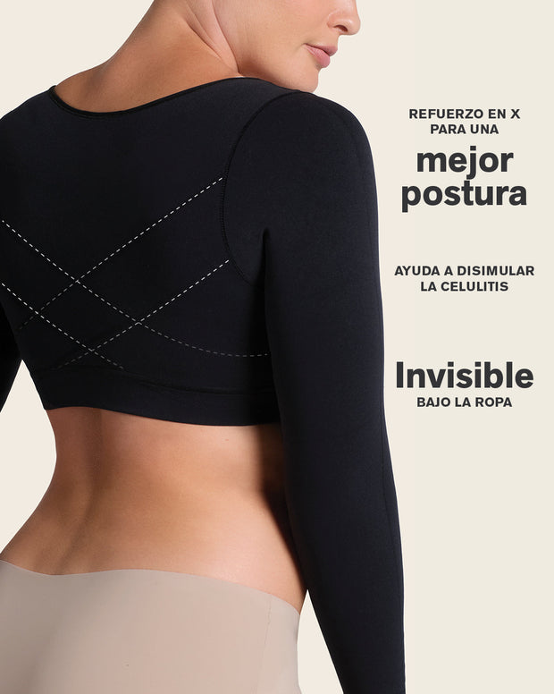 Long sleeve arm shaper vest