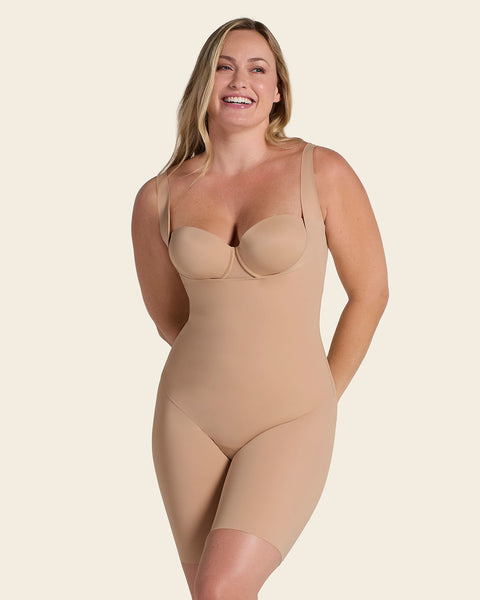 Undetectable Step-in Mid-Thigh Body Shaper Leonisa