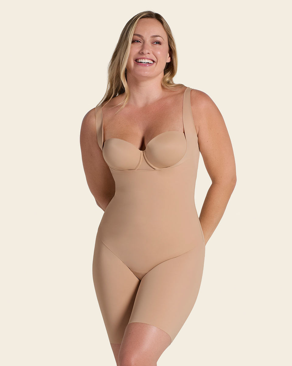 Undetectable Step-in Mid-Thigh Body Shaper
