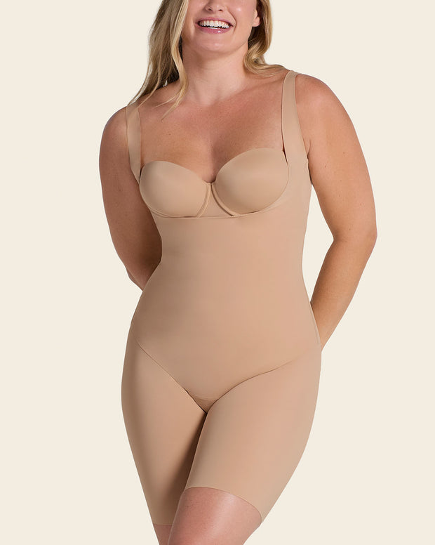 Undetectable Step-in Mid-Thigh Body Shaper