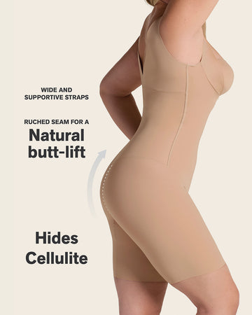 Undetectable Step-in Mid-Thigh Body Shaper#color_801-golden-beige