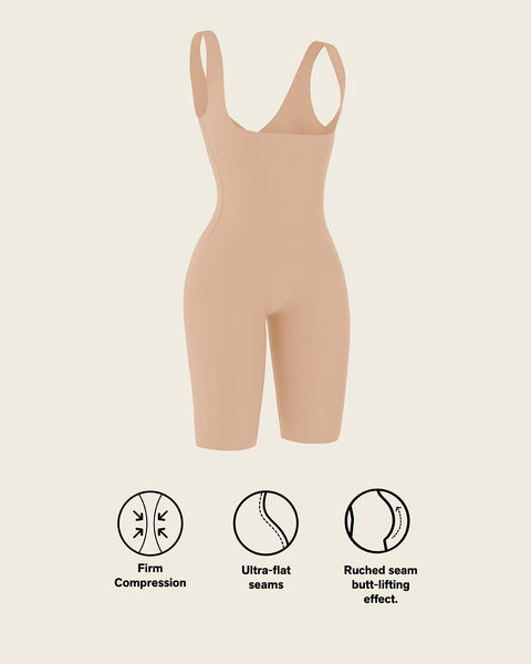 Undetectable Step-in Mid-Thigh Body Shaper#color_801-golden-beige