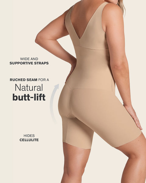 Undetectable Step-in Mid-Thigh Body Shaper#color_801-golden-beige