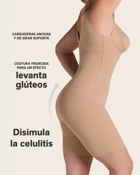 Undetectable Step-in Mid-Thigh Body Shaper#color_801-golden-beige