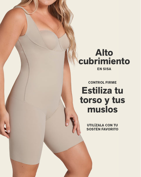 Undetectable step-in mid-thigh body shaper#color_802-nude