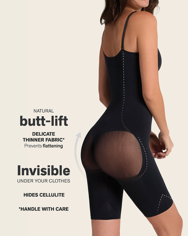 Full coverage seamless shaping bodysuit
