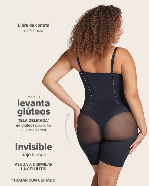 Full Coverage Seamless Shaping Bodysuit#color_700-black