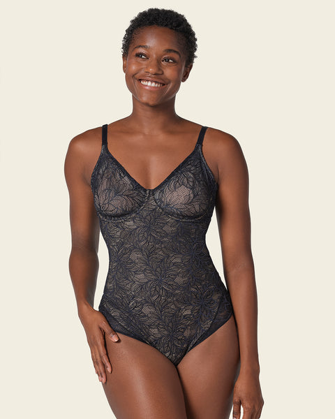 Underwire Shaping Lace Bodysuit
