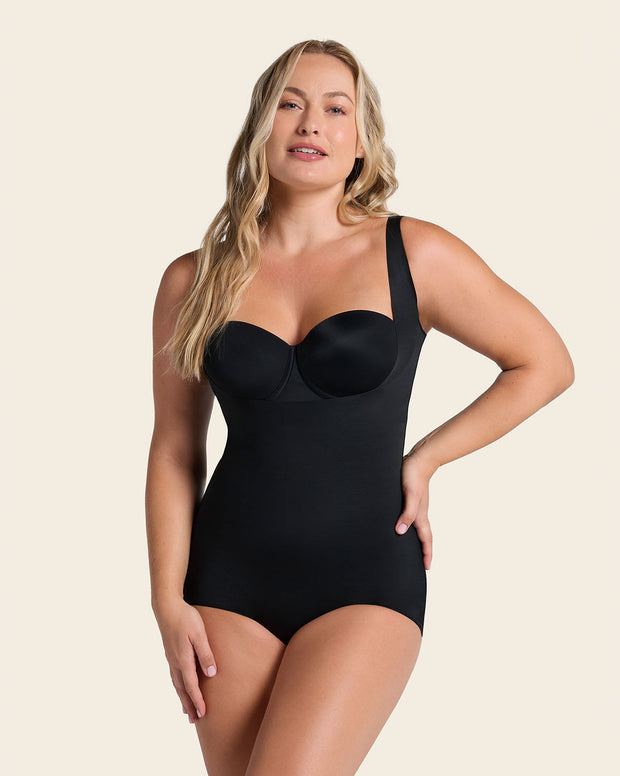 Plunge back classic sculpting body shaper
