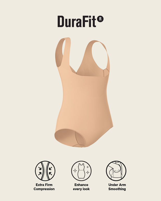 Plunge back classic sculpting body shaper
