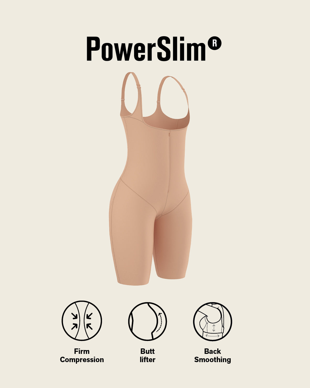 Mid-Thigh Sculpting Butt Lifting Body Shaper | Leonisa
