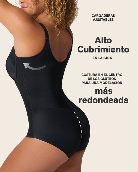 Scoop Back Wireless Classic Sculpting Bodysuit#color_700-black