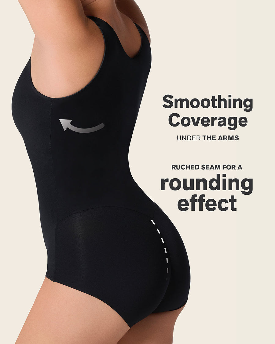 Plunge Classic Sleeveless Shaper Bodysuit | Leonisa