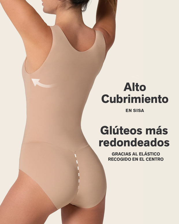 Plunge Classic Sleeveless Shaper Bodysuit