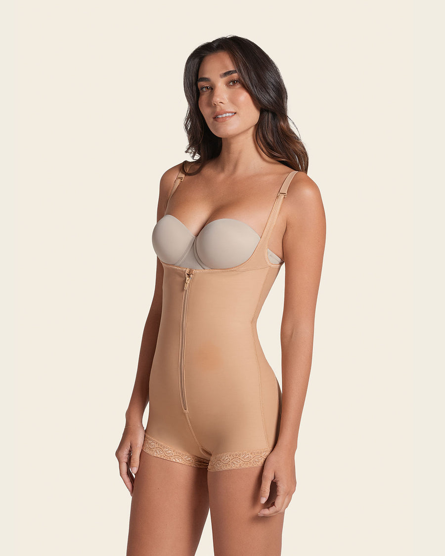TopSculpt Boyshort Bottom Body Shaper with Extra-Firm Compression from the front