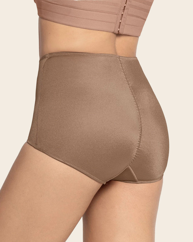 High-cut classic shaper panty#color_857-brown