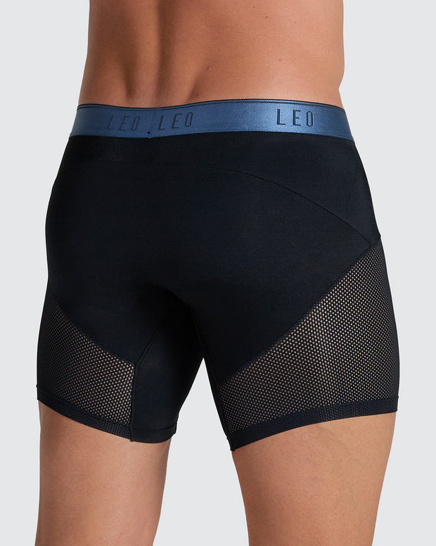 High-Tech Mesh Boxer Brief with Ergonomic Pouch