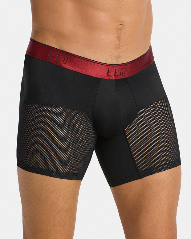 High-Tech Mesh Boxer Brief with Ergonomic Pouch