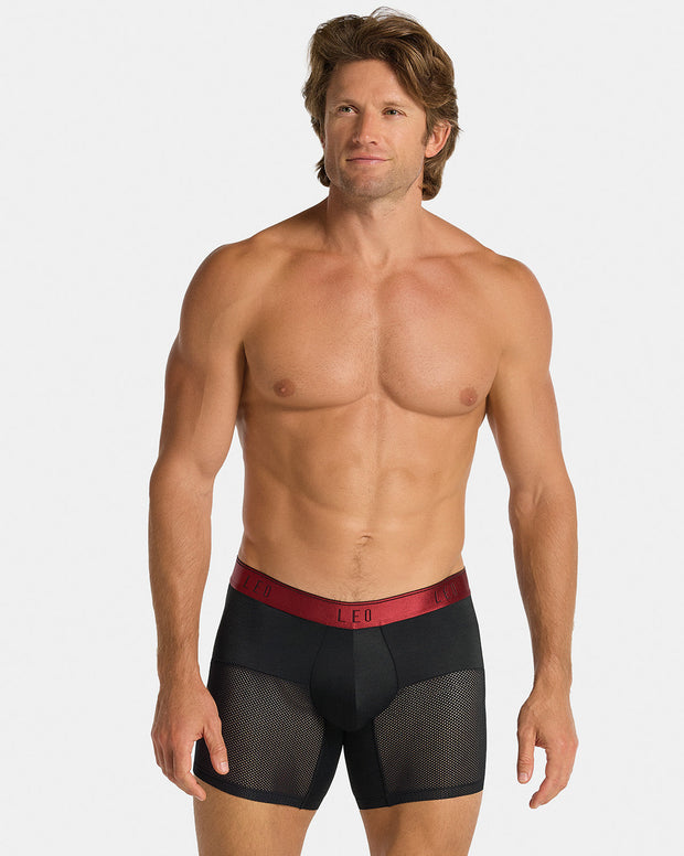 High-Tech Mesh Boxer Brief with Ergonomic Pouch