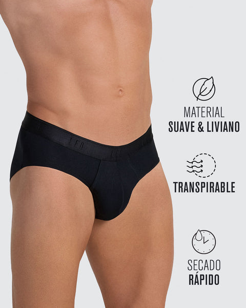 Ultra-Light Brief with Ergonomic Pouch#color_700-black