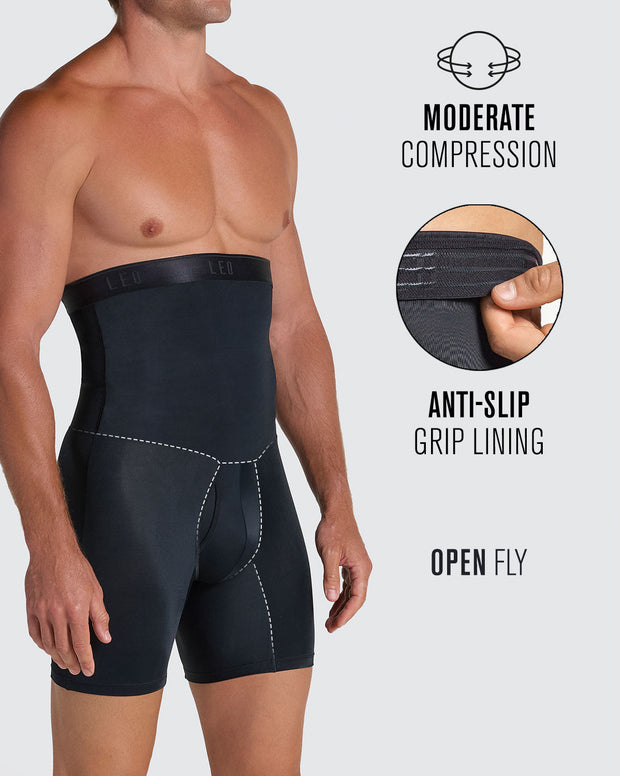 Leo high waist stomach shaper with boxer brief