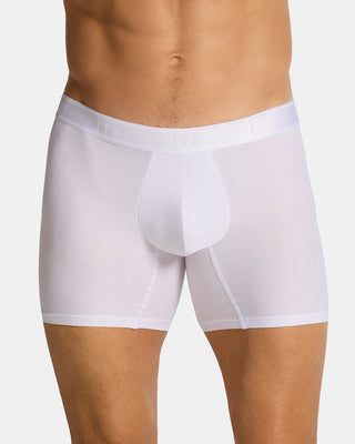 Ultra-Light Boxer Brief with Ergonomic Pouch#color_000-white