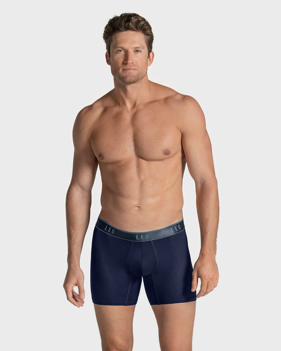 3-Pack Ultra-Light Boxer Briefs with Ergonomic Pouch | Leonisa