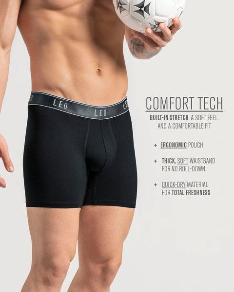 Mid-length boxer brief with ergonomic design#all_variants
