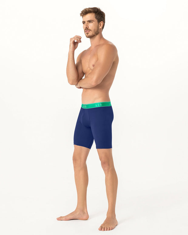 Microfiber Long Boxer Brief with Ergonomic Pouch