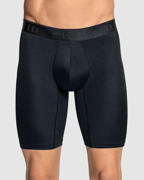 Microfiber Long Boxer Brief with Ergonomic Pouch | Leonisa