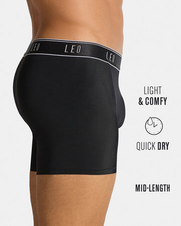 Boxer Brief with Breathable Details and Ergonomic Design#color_700-black