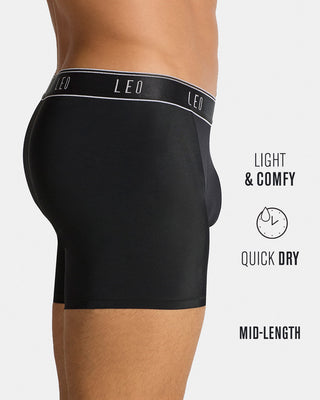 Boxer Brief with Breathable Details and Ergonomic Design#color_700-black