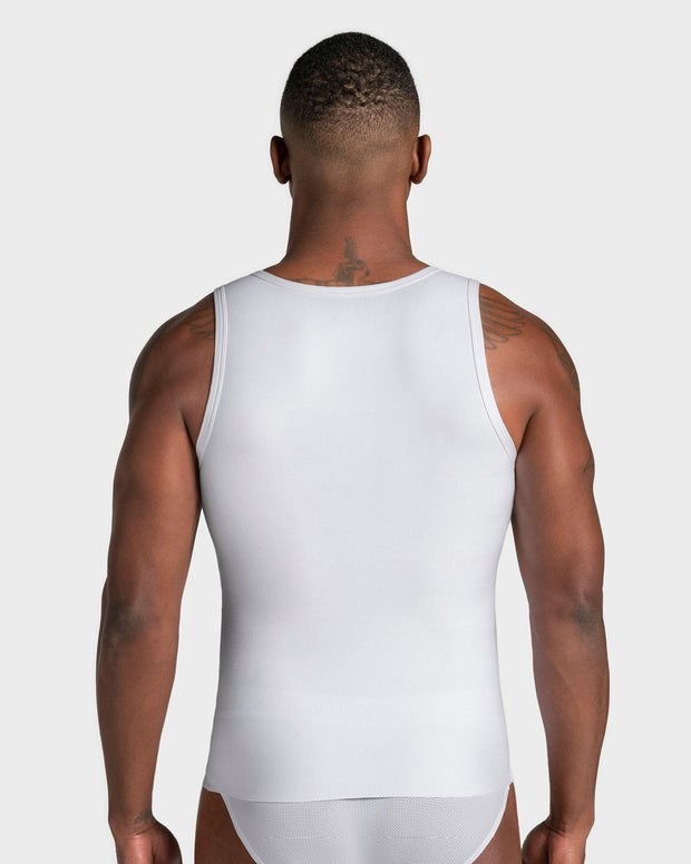 Stretch cotton moderate compression shaper tank
