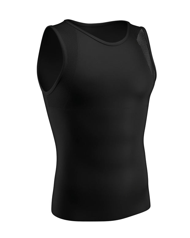 Stretch cotton moderate compression shaper tank