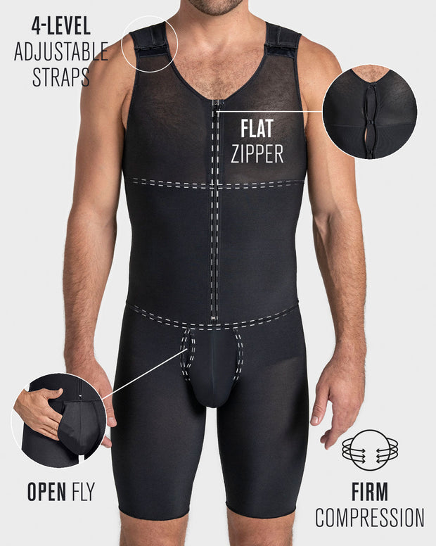 Leo post-surgical compression bodysuit