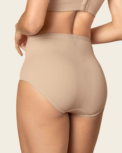 Comfy compression hi-waist brief panty#color_802-nude