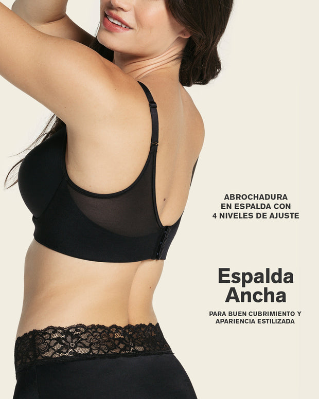 Memory foam push-up underwire bustier bra with strappy front