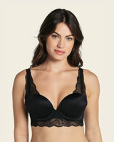 Soft cup underwire lace highlight bra the luxe essential bra#color_700-black