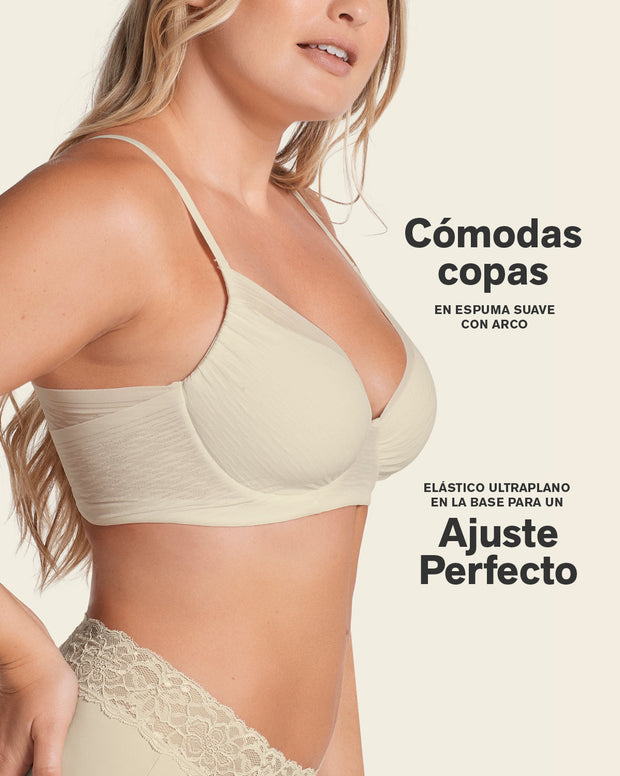 Complete coverage comfort fit bralette