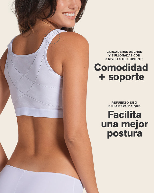 All-in-one stretchy cotton wireless bra