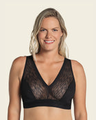 The florence: sheer stripe lace unlined wireless bralette