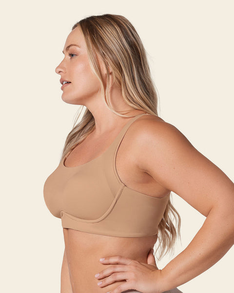 Wireless Support Bra#color_801-golden-beige