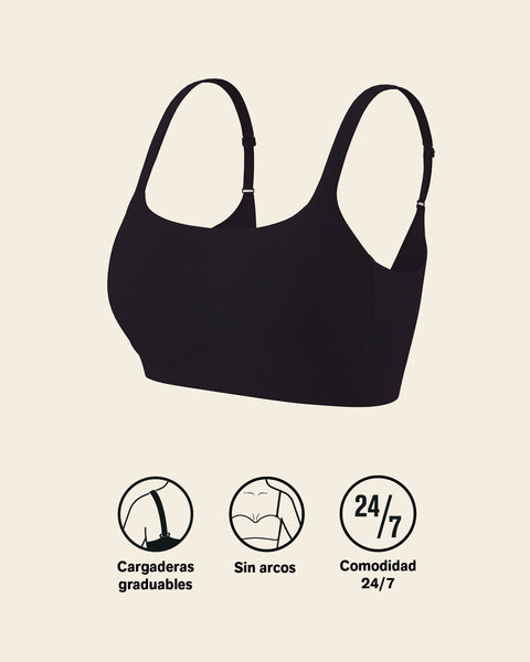 Everyday wireless support bra#color_700-black